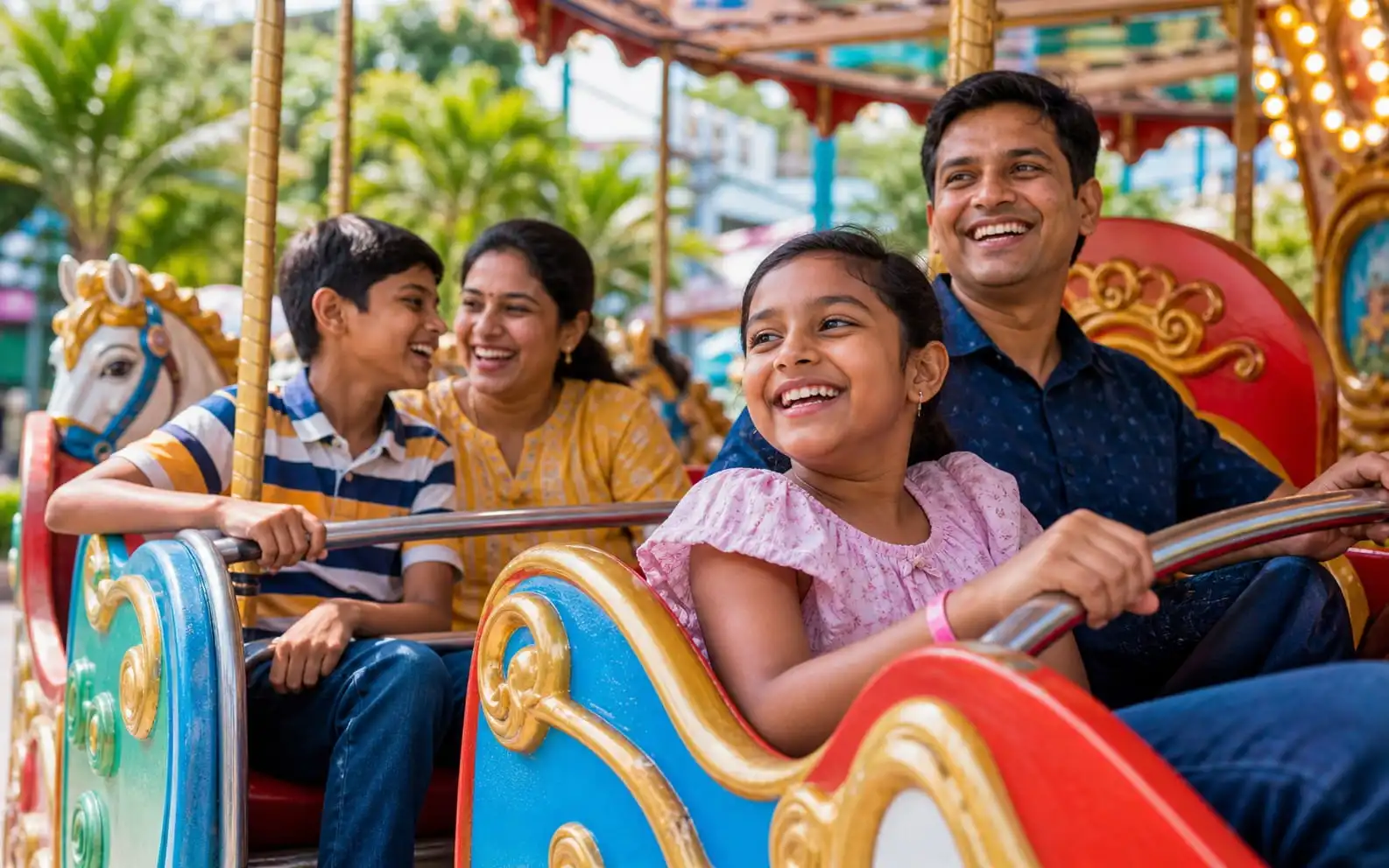 Amusement ride at Hungama World
