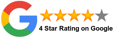 4 Star Rating on Google